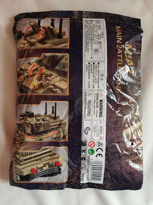 Set constructii tanc M1A2 Abrams 605 piese tip Lego