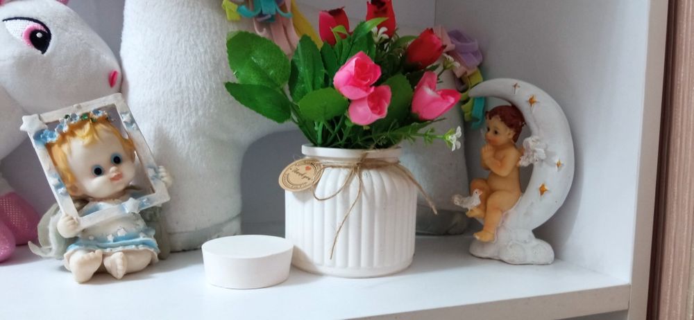 Кашпо декоративное, ручной работы.