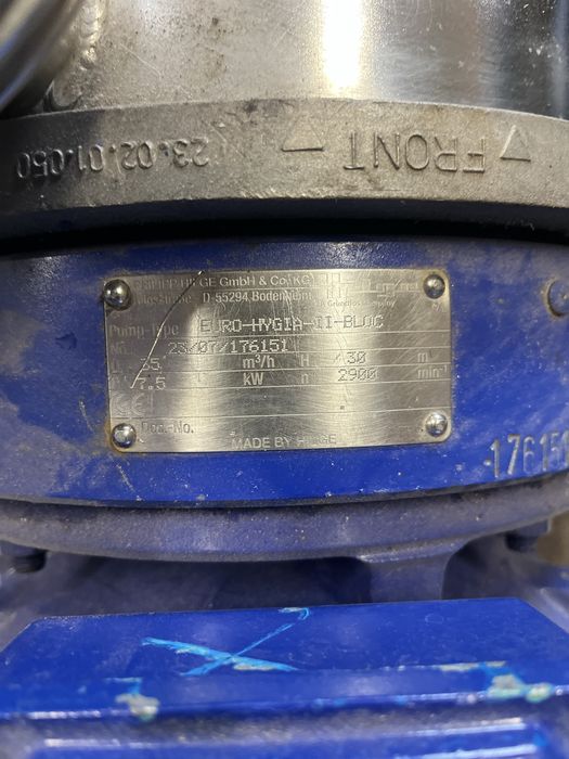 Pompa apa inox 7,5 kw