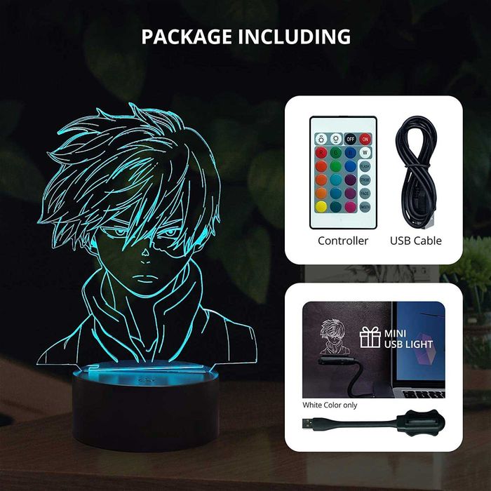 3D лампи комплект Shoto Todoroki