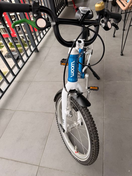 Bicicleta 16' WOOM 3 GO Albastru Metalic 2025