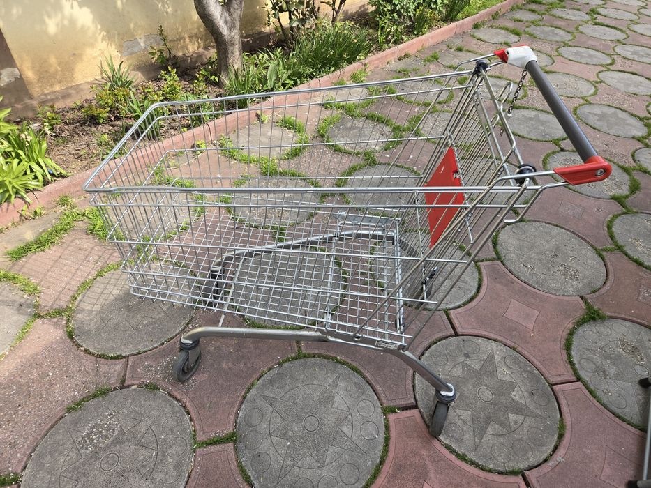 Carucior supermarket cos cumparaturi magazin căruț