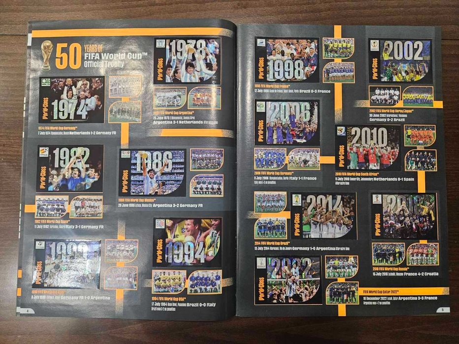 Албум за стикери World Class 2024, 100% Попълнен, Перфектно състояние!