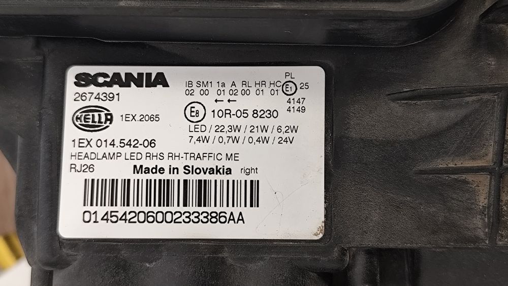 Фар Scania LED фарове лед Скания S R far светодиоден