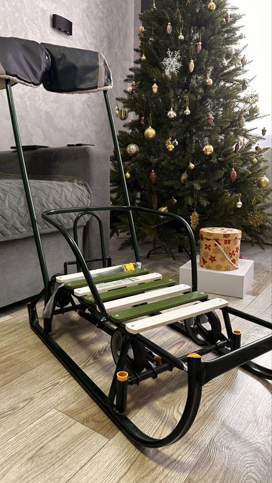 Детские санки с колесами