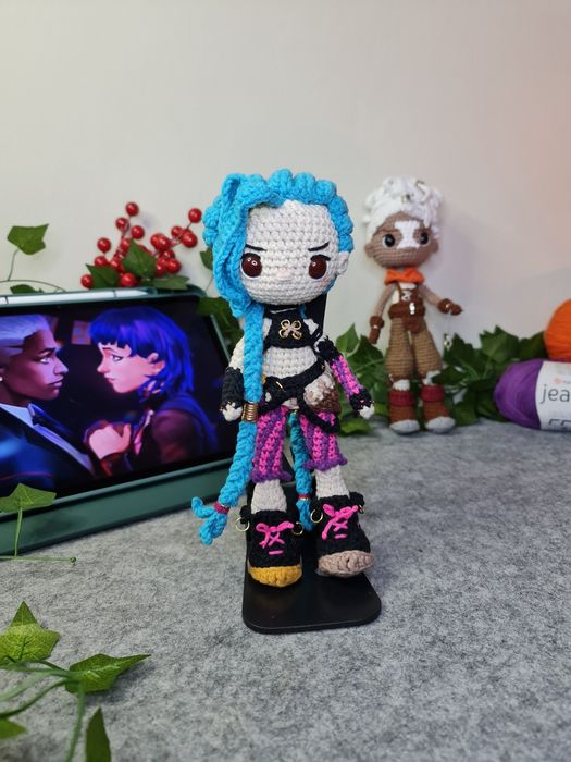 Ръчно изработени амигуруми – Jinx & Ekko (Arcane)