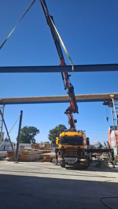 SCANIA R 124 камион с кран