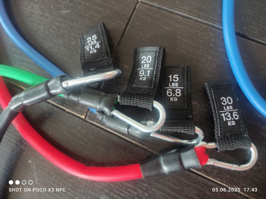 Спортни ластици с накрайници