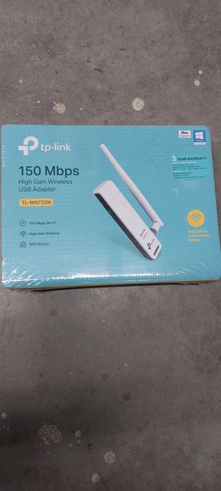 Адаптер wireless TP-LINK TL-WN722N, USB 2.0