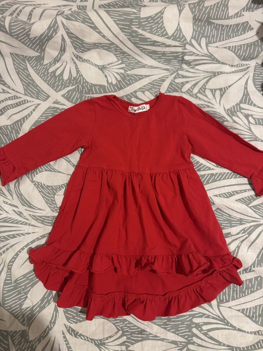 Коледни дрешки за момиче - 5 рокли и 2 пуловера