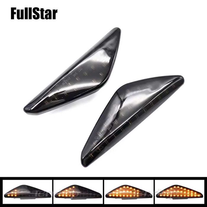 Semnalizari Dinamice LED FullStar Fumuriu BMW X3 X5 X6 F25 E70 E71 E72