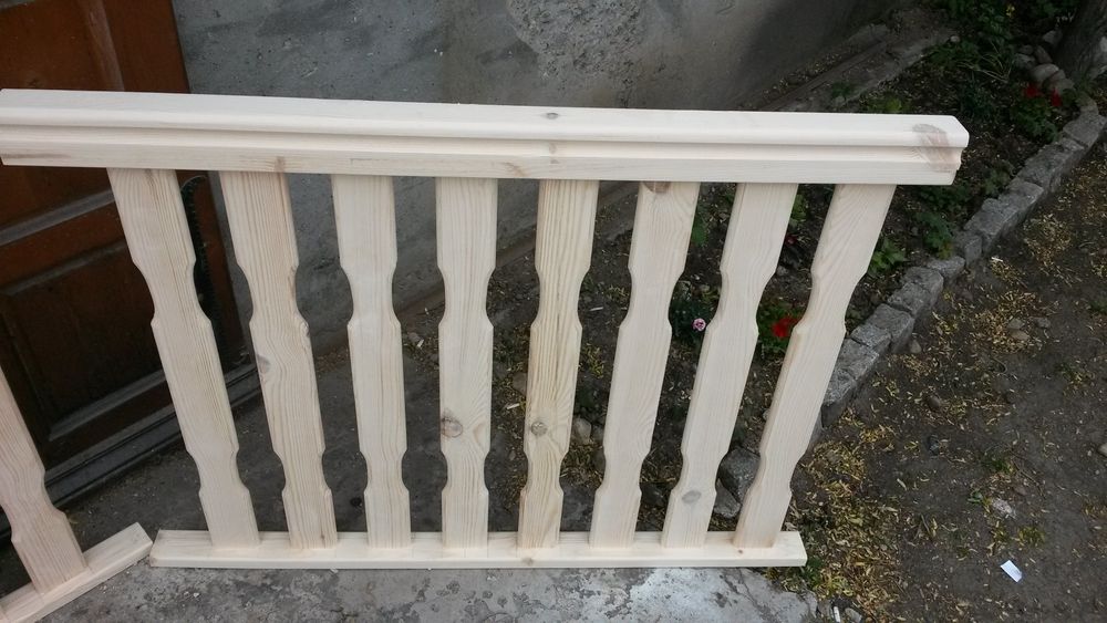 Дървен парапет по размер