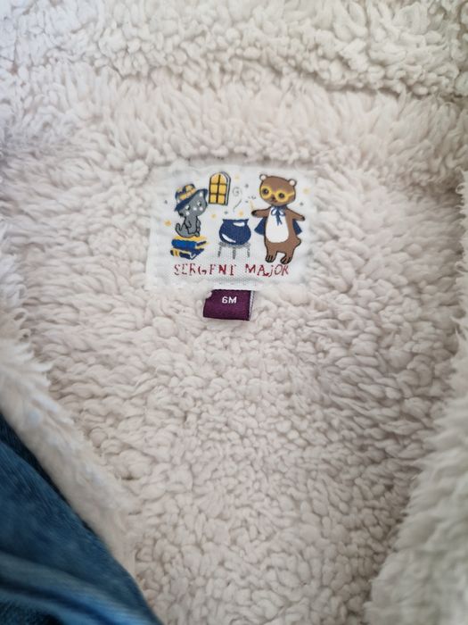 Зимно дънково яке за бебе - Sergent Major