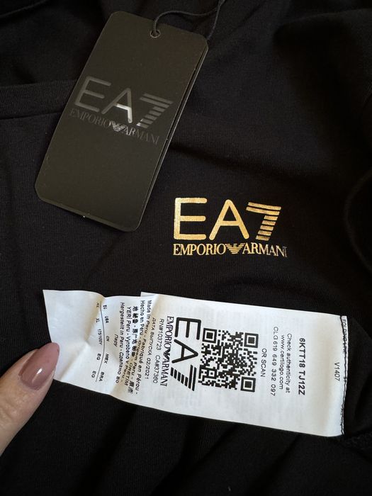 Оригинална тениска Armani EA7