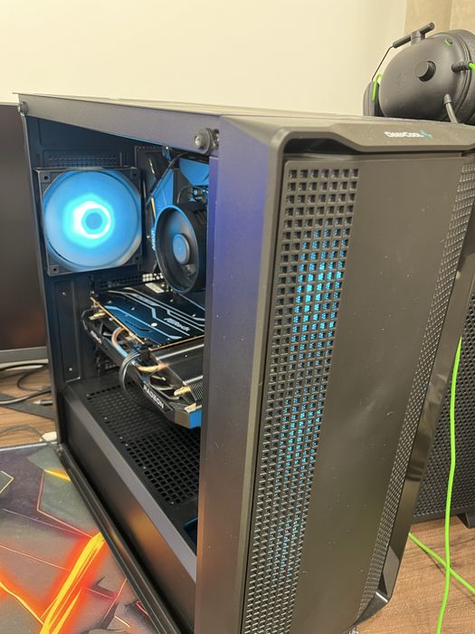 Gaming PC Ryzen 5 5600 + RX 6600 8GB + 32 GB DDR4 RAM CL16 с гаранция