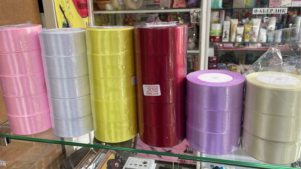 Цветочная упаковка (слюда) ,  лента