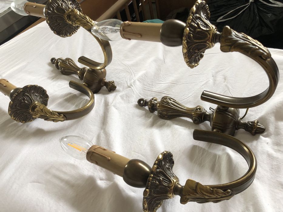 Vand candelabru, lustra  cu 8 brate