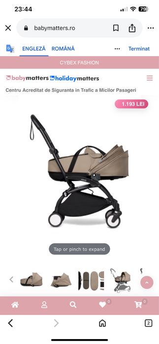 Landou pentru caruciorul BABYZEN YOYO²