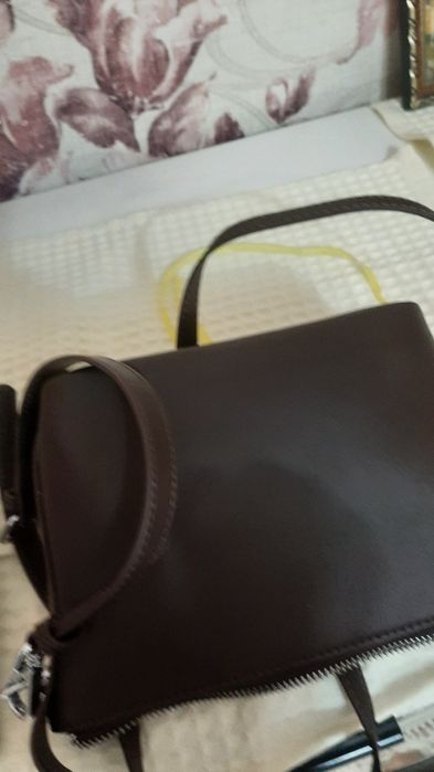 Сумка  боди новая кожа,замша.