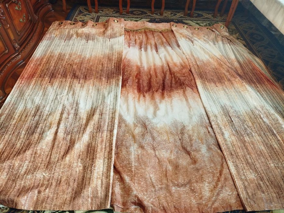 Шторы двухслойные/Занавеска