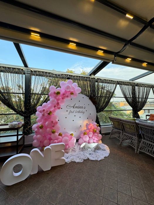 Детское оформление на годик.