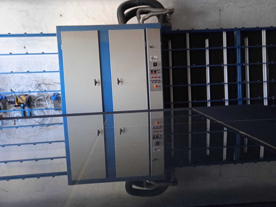 Vând linie producție geam termopan