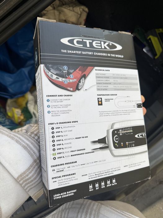 Incarcator Ctek Auto Baterii Pro Battery Charger MXS 10 12V 10A Sigilat