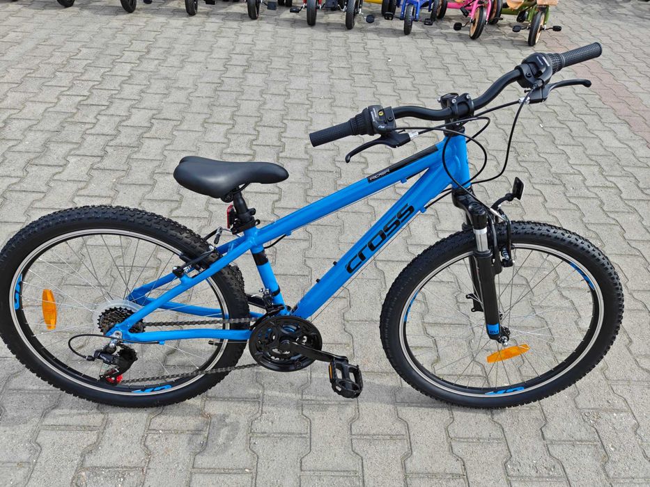 CROSS Алуминиев велосипед 24" RIDER син