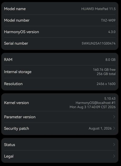 Huawei Matepad 11.5