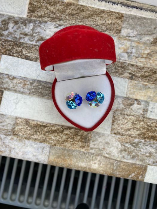 Cercei argint, handmade