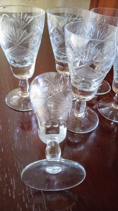 Set pahare lichior din semicristal