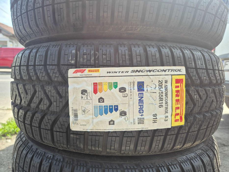 4 Anvelope M+S IARNA - 205/55/16 - PIRELLI - NOU - DOT 2020 2021 !