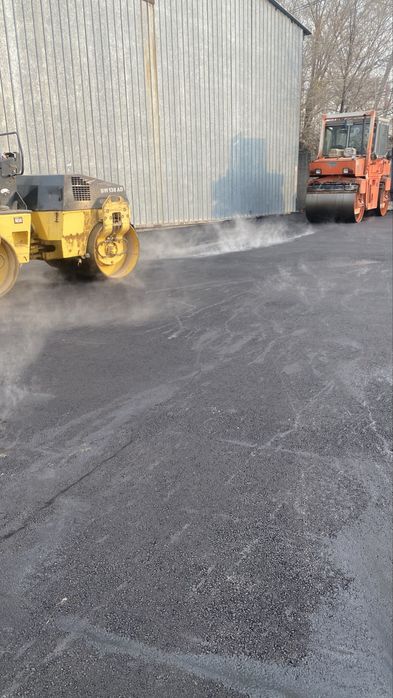 Асфальт Асфальтирование Укладка асфальта