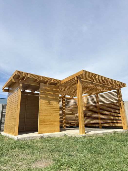 Terase lemn masiv/Pergole/foisoare/căsuțe de gradina/cabane