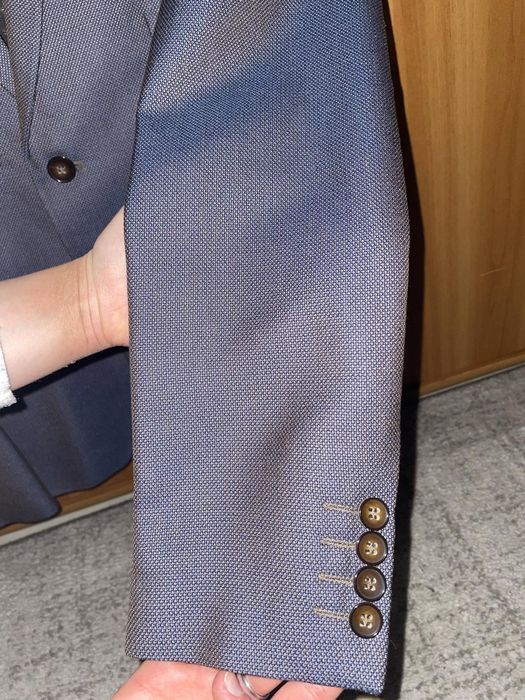 Costum bărbați 3 piese albastru mărimea 44