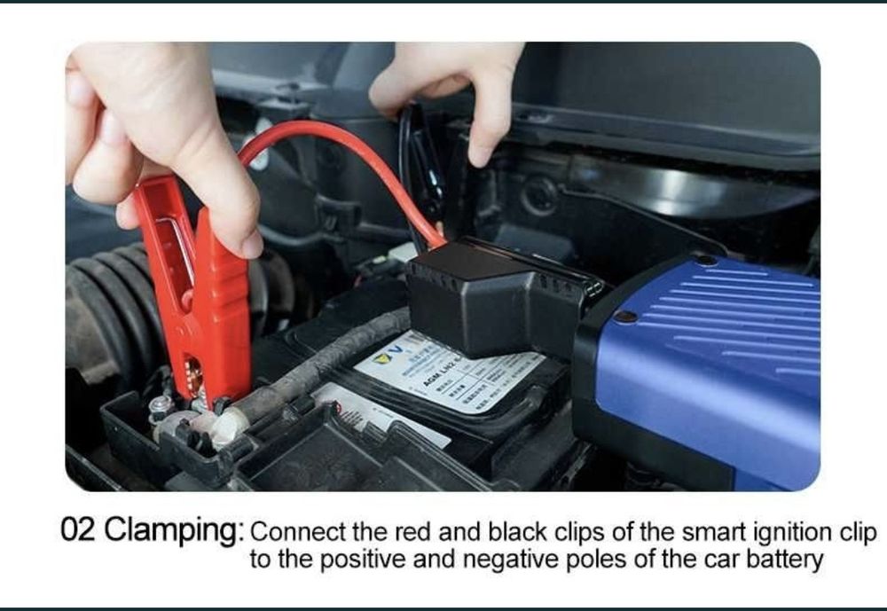 Автомобильный компрессор BUVAYE насос, Powerbank, Стартер аккумулятор