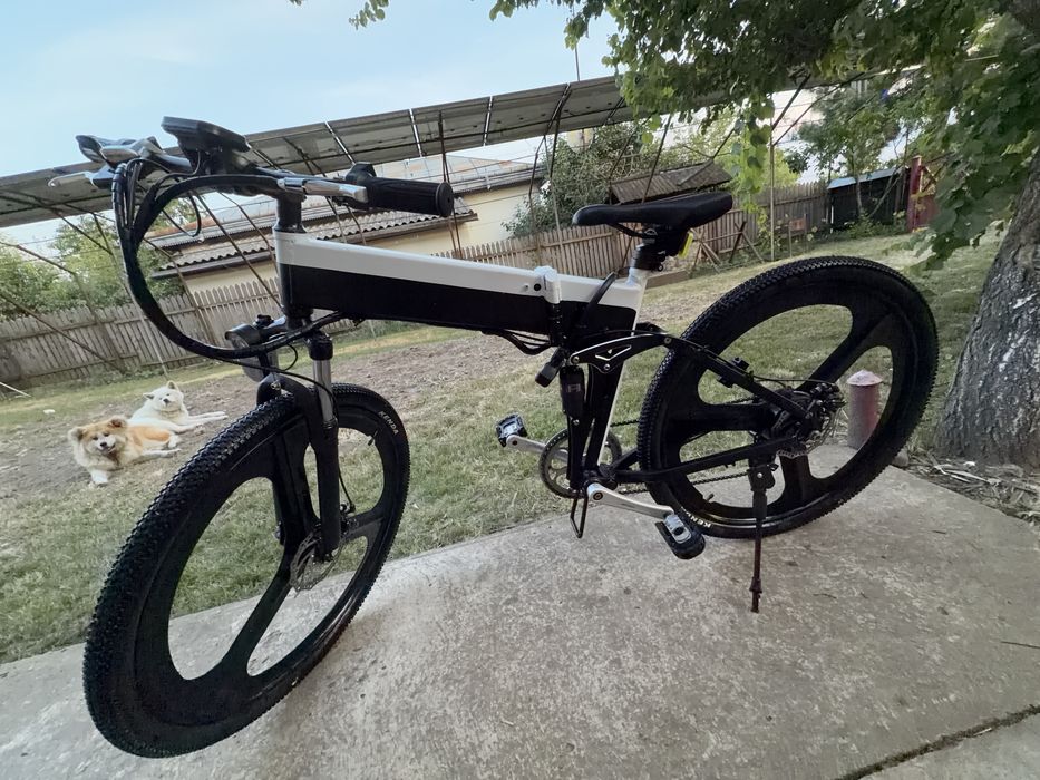 Bicicletă Electrică Pliabilă Samebike LO26 (E-Bike MTB Full Suspension)
