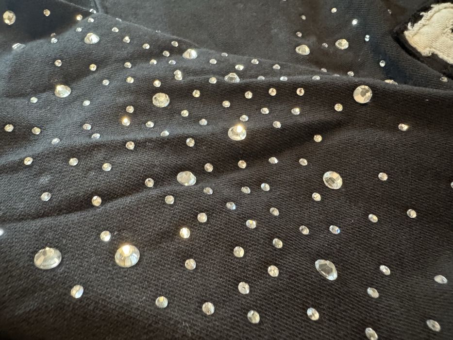 Vale Forever "Valley Dreams" RHINESTONE Black Zip Up