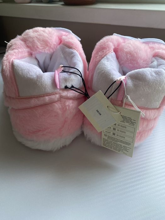 Пухкави домашни чехли