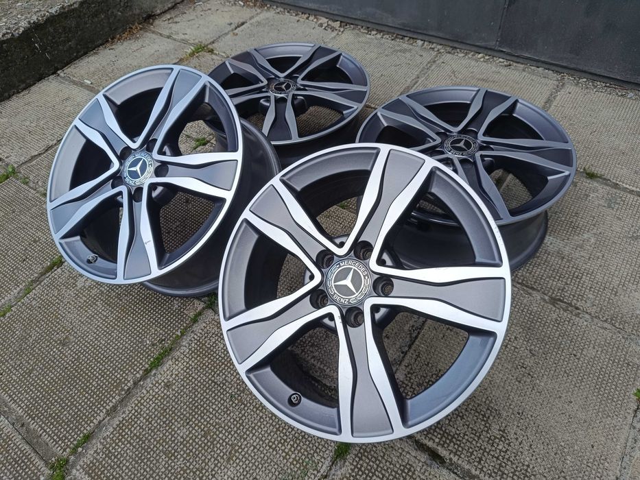 ОРИГИНАЛНИ джанти 17 ' цола 5x112 MERCEDES C KLASSE W205 / МЕРЦЕДЕС 7J ET48,5