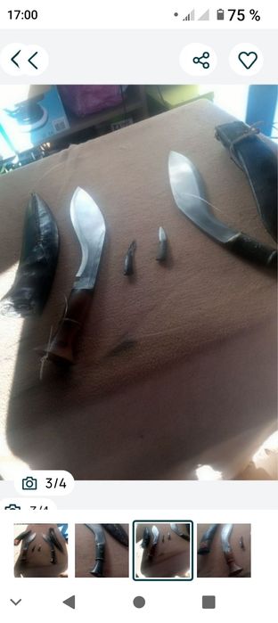 Vând macetă kukri de colecție