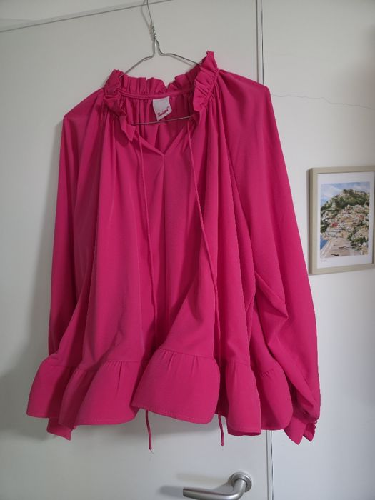 Розова дамска блуза