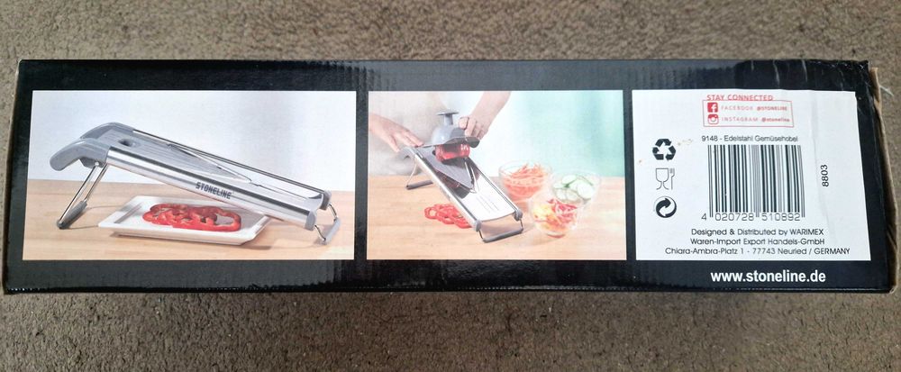 Ново неръждаемо ренде Stoneline – 5 приставки