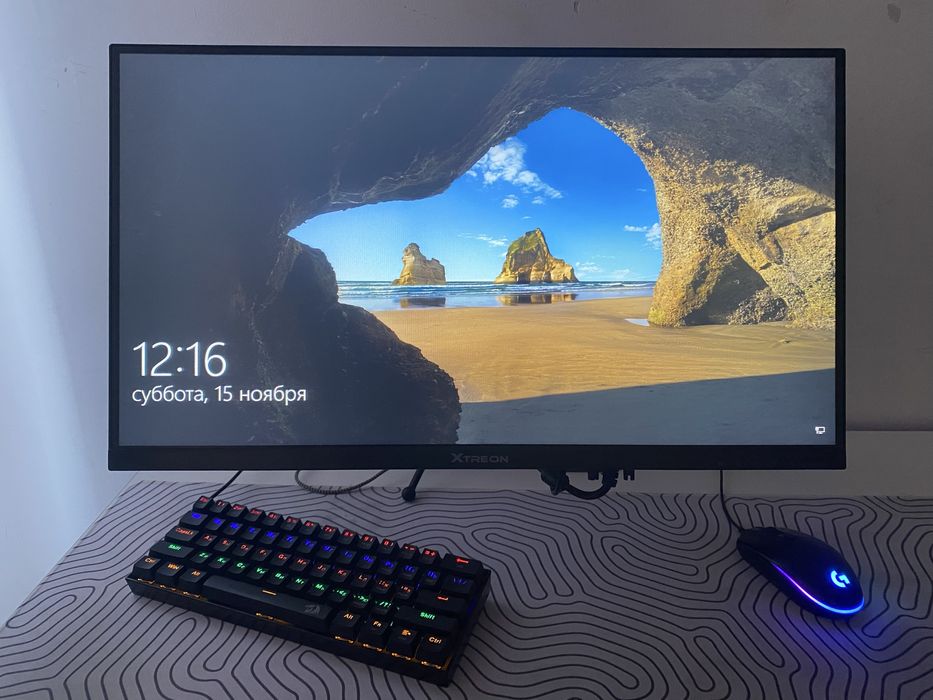 монитор 100герц+кронштейн