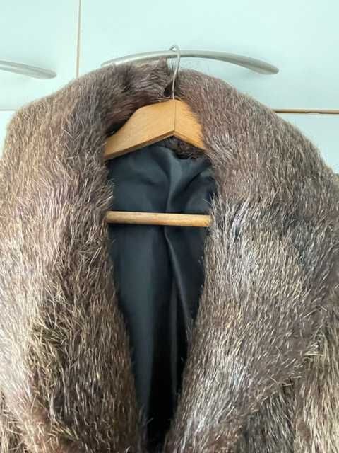 Кожено палто от нутрия