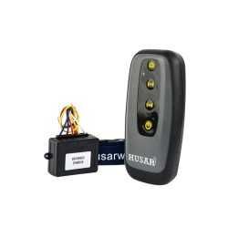 telecomanda universala troliu cu led si husa de protectie la 12V si 24V