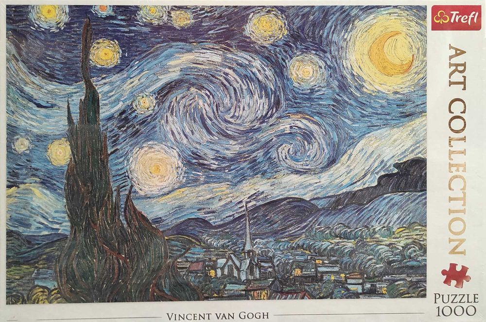 Нов пъзел Звездна нощ на ВАН ГОГ, 1000 части, отличен подарък!