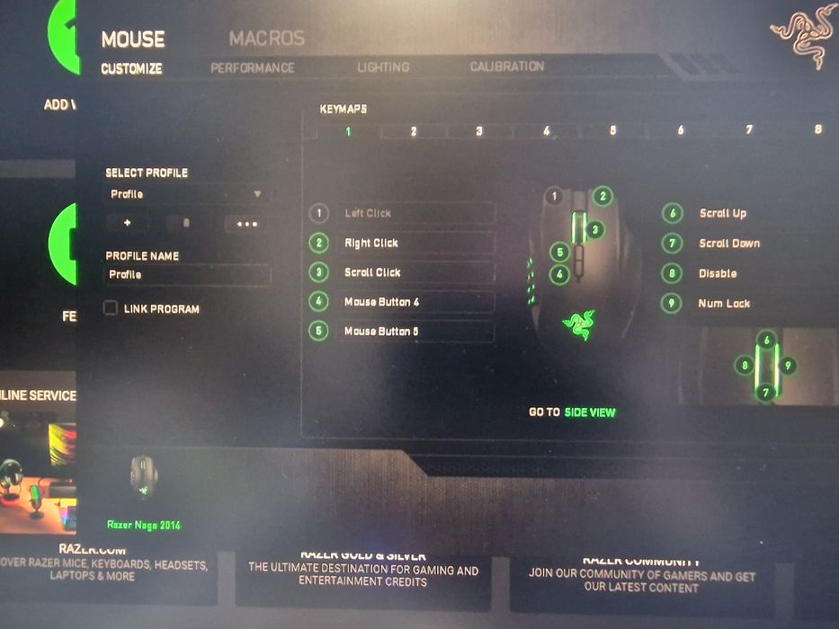 Mouse Gaming Razer Naga 2014 – 19 Butoane (Ideal MMO/MOBA) – Original