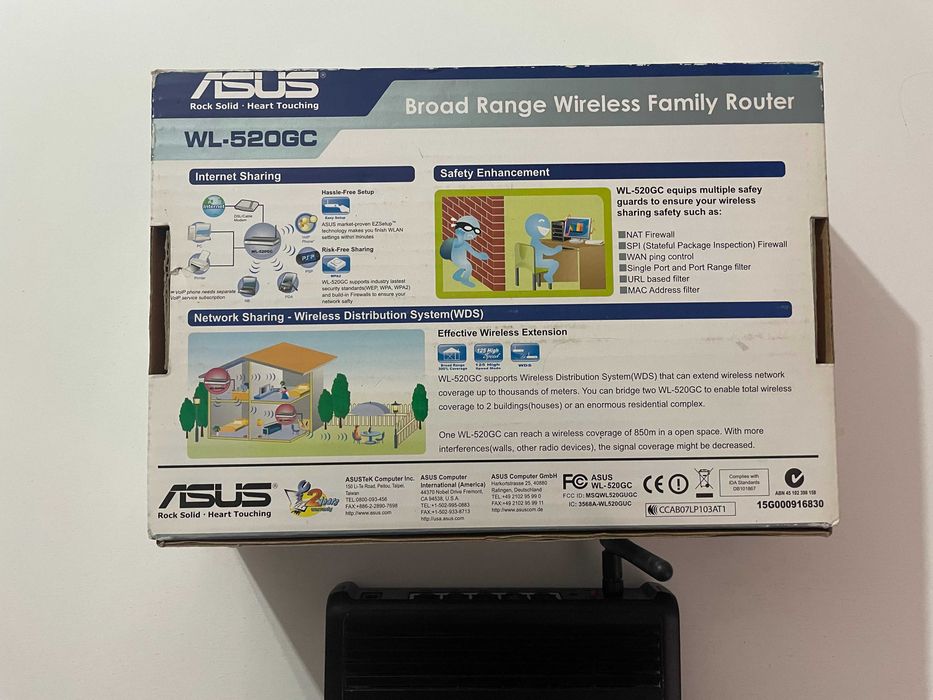 Рутер ASUS WL-520GC High Speed