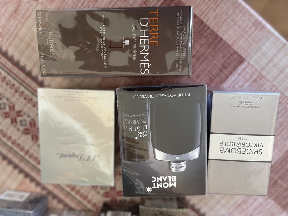 Маркови мъжки парфюми Armani burberry chanel Cavalli Quatre Dupont